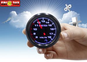China SINCO TECH Automotive Digital Voltmeter Gauge 8 - 18v Display Circle Shape factory