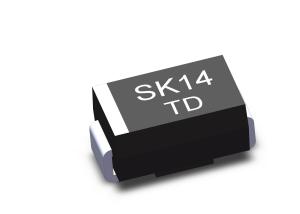 China SK14 SMD Schottky Barrier Diode 1a 40v SMA Surface Mount Schottky Power Rectifier factory