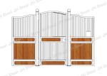 Painting High Resistance Single Bamboo Horse Stall Fronts