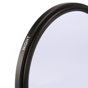 China 1.1mm Optical Glass Circle Light Pollution Filter 67mm factory