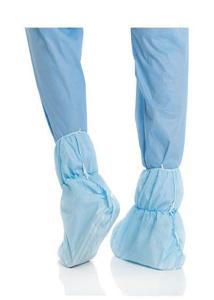 China Large Size Surgical Shoe Covers , Disposable Indoor Shoe Covers Non Woven factory