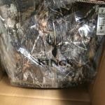 High Collar Camo Print Utility Gilet Vest With Thermo Reflective Lining