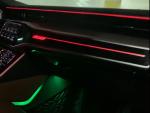 Ambient lights RGB Radium carving +four doors+Perfect central control for Audi