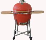 21" Kamado Grills Ceramic BBQ Kamado (Charcoal BBQ)-Red