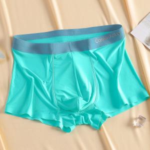 China 7xl 6xl 5xl Customizable Extra Large Mens Boxer Shorts Underwear Ice Silk Antibacterial Ultra Thin Summer Brief factory