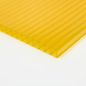 China Blue Polycarbonate Hollow Sheet Clear Pc Multiwall Sheet factory