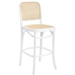 Commercial Furniture Wooden Counter Stool with Natural Frame and NO Folded