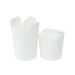 Creative food packaging round bottom take away noodle pasta paper boxes 26oz