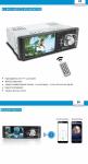 Universal 1 Din Car Stereo With Touch Screen Single Din Mp5 Player