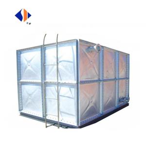 China Robust Hot Dip Galvanized Steel Assembled Automation Water Tank for Corrosion Prevention factory