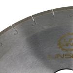 Ti-coated Finishing 350mm J Type Diamond Saw Blade for No Chipping Dekton
