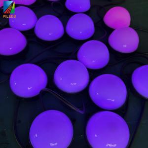 China PILEDS 100mm Pixel Ball Outdoor RGB LED Point Lights 24V IP66 Plastic Body SPI DMX512 for Construction Christmas Holiday factory