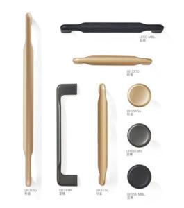 China New European Style Luxury Zinc Alloy Brushed Nickel Gold Straight Bar Cabinet Door Hardware Interior Closet Knurled Hand factory