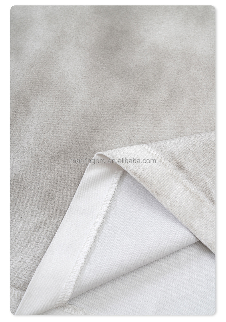 Washed Grey Oversized T Shirt Summer Sorona Fabric Quick Dry Cool Streetwear Heavyweight