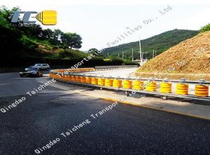 China Foam Roller Fence Safety Roller Barrier Q235 Hot Dip Galvanizing Metal Material factory