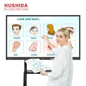 China Intelligent Recognition Smart Interactive Whiteboard 100 Inch 450cd/m² factory