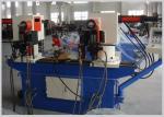 Hydraulic control double head pipe bending machine applying to the furniture