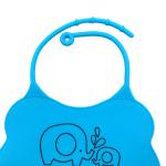 Wholesale High Quality Soft Customized Pattern And Logo Silicone Baby Bib For