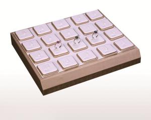 China Interlocking Support Earring Display Tray , Jewelry Display Trays For Storage factory