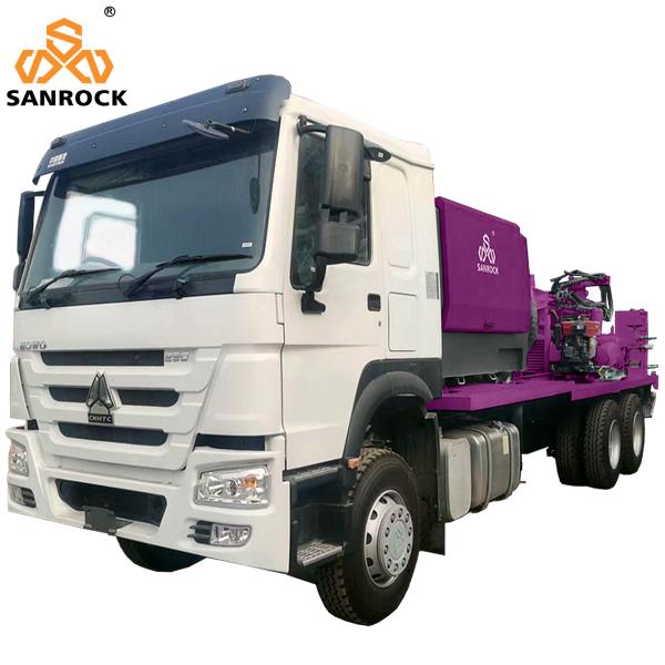 Truck Mounted Water Well Drilling Rig With Mud Pump Deep 300m Hydraulic Water