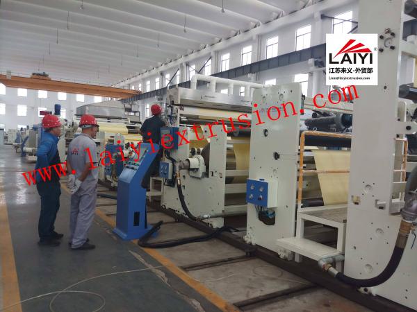 Auto Splicer Device Pvc Sheet Extrusion Machine , Thermal Film Paper Coating