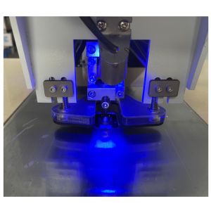 Semi-auto CCD Guide Hole Punch Machine For Anodized Aluminum Label