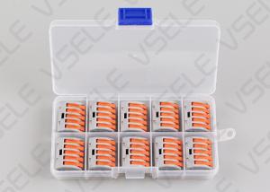 China Five Port 10PCS PC / PA66 Wire Junction Connector factory