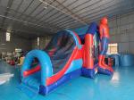 Manufacture Bouncy Castler Inflatable Bouncer Combo With Slide SpidermMan Castle