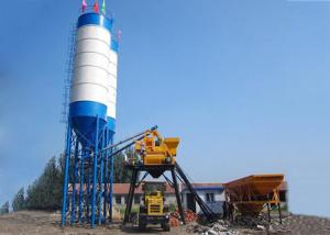 China 35m3 / H Hopper Lift Automated Cement Batching Plant 3800mm Discharging Height factory