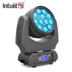 China Professional Indoor Led Zoom Wash Moving Head 12x10w Rgbw 4in1 Led Moving Wash Stage Dj Bar Lights factory
