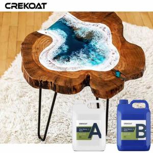 China Eco - Friendly Clear Epoxy Top Coat For Countertops River Tables Art on sale