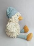 Stuffed Animal Chenille Duck And PP Cotton Filling Cute Hedgehog Toy OEM ODM