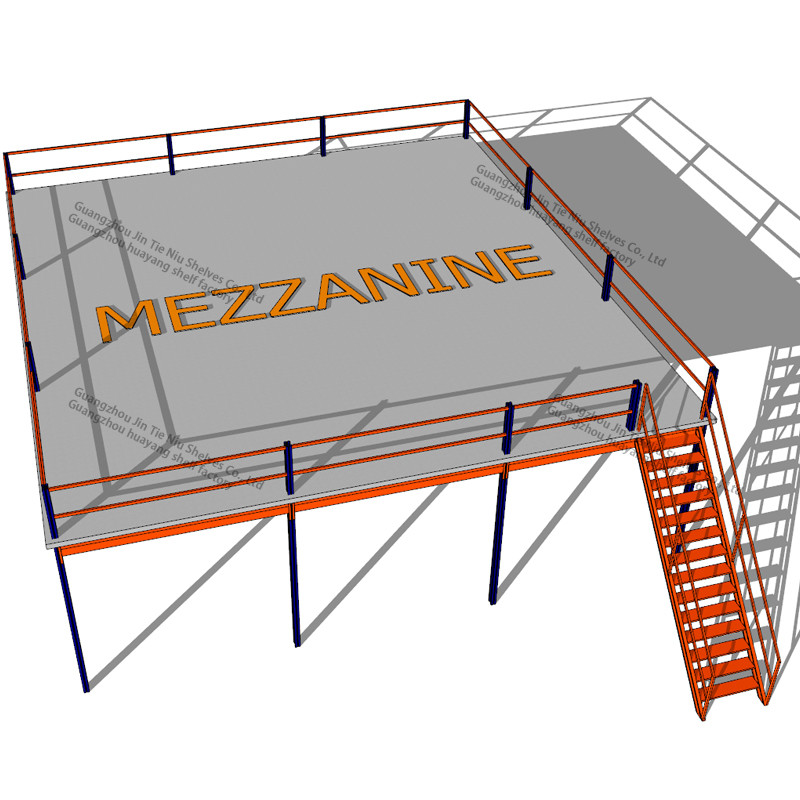 Q235B Mezzanine Racking System 5000kg Structural Steel Mezzanine