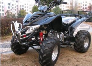 China Big Headlight Street Legal Quad Bike 110cc , Adult Quad Bikes With 3 Speed + Reverse factory