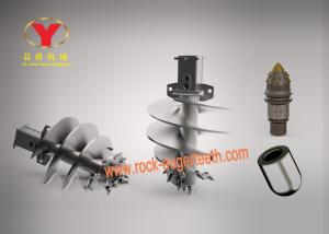 China Single / Double Head Rotary Drilling Tools , Well Drilling Auger For Earth Drill factory