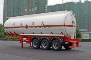 China Liquid Tank Truck / Liquid Gas Semi-Trailer Stainless Steel 38CBM 3axles factory