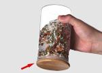 175ml 300ml Sealed Glass Jars Transparent Color Borosilicate Glass