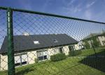 Dipped Galvanized Chain Link Fence With 35-300G per Square Meter Zinc Coating;