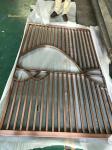 201 304 Stainless Steel Room Checkered Shape Divider Hotel Decoration