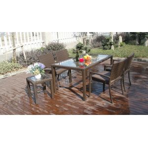 6pcs rattan sofa set.