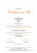 Tomax Protection Technology Inc. Certifications