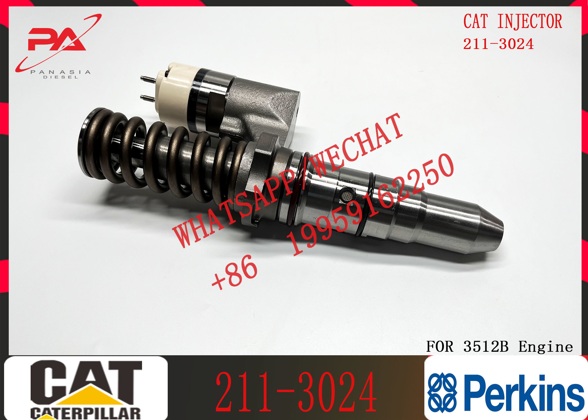 common rail injector 392-0205 211-3024 286-1769 250-1312 392-6214 250-1314 359-5469 For Caterpillar 3512