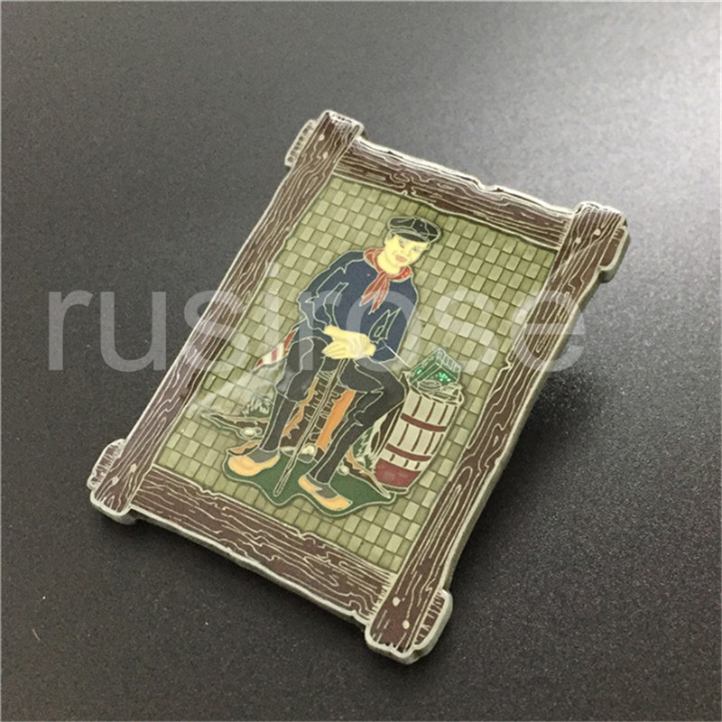 Personalized 3D stereo flower custom, bronze three-dimensional flower custom, zinc alloy metal decorations custom