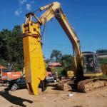 Excavator Shears With Wear Resistance Steel For Scrap Cars, Ship Breaking