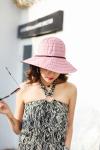 AK17594 fashion polyester braid foldable summer straw hats for womens in stock ,
