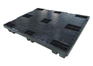 China Square Shape Black Plastic Pallets , Injection - Molded Plastic Export Pallets factory