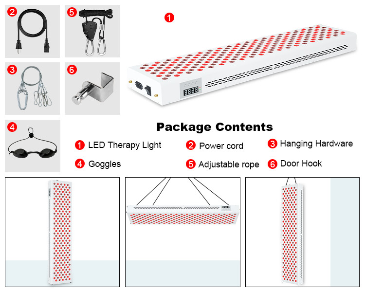 Health Care No Flicker 1000W Red Light Therapy Panel 3 Year Warranty