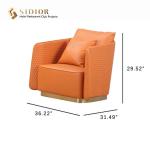 Morden Design Sofa, Lobby sofa, Leisure sofa, Hotel Sofa, PU Leather Upholstery,