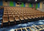 Anti Rust Public Theater Seating Movie Theater Furniture With Plastic Cup Holder