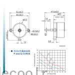 3725 Durable Motor DC Brushless 12V 3000RPM 4.3x3.5cm For Fan